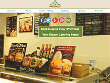 Tablet Screenshot of davidsbagels.com